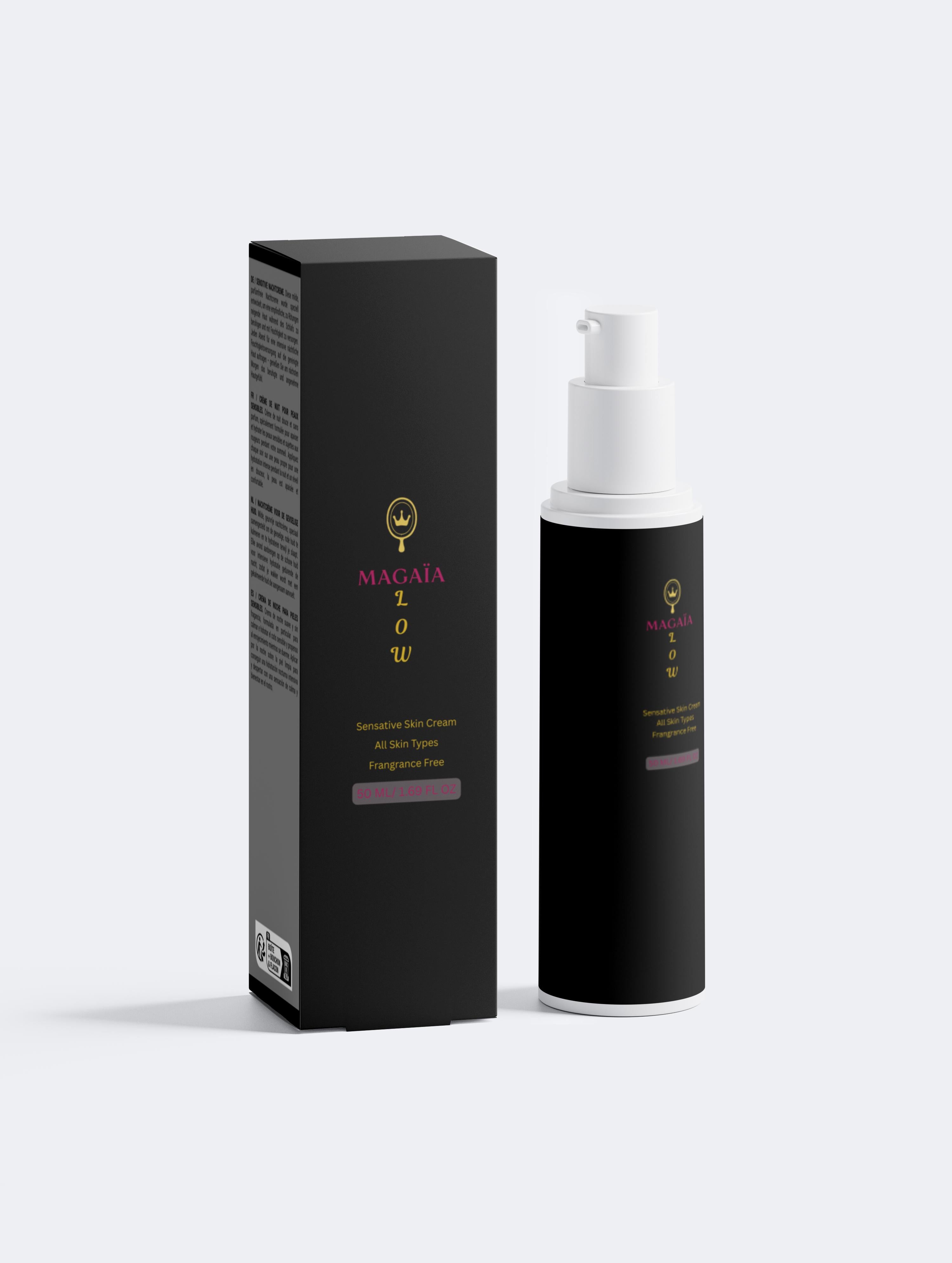 Sensitive Skin Overnight Cream, Fragrance-Free